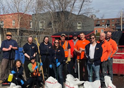 Group shot of amazing Earth Day crew